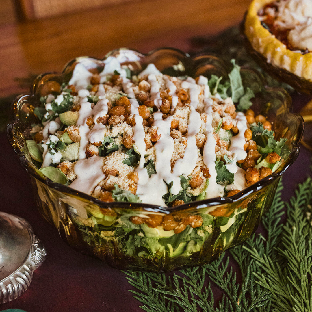 Harvest Kale Caesar Salad