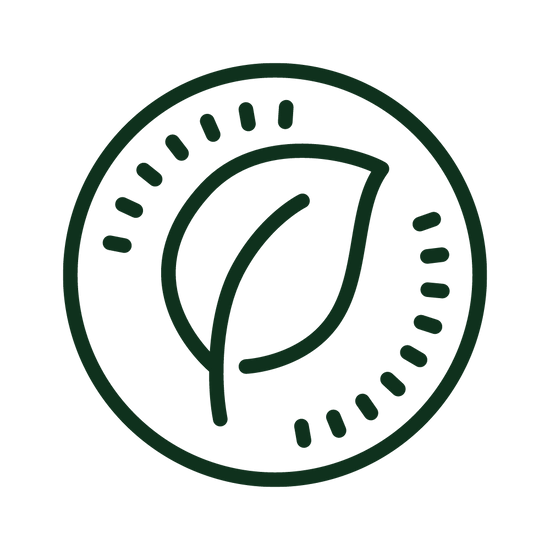 Leaf symbolizing organic food.