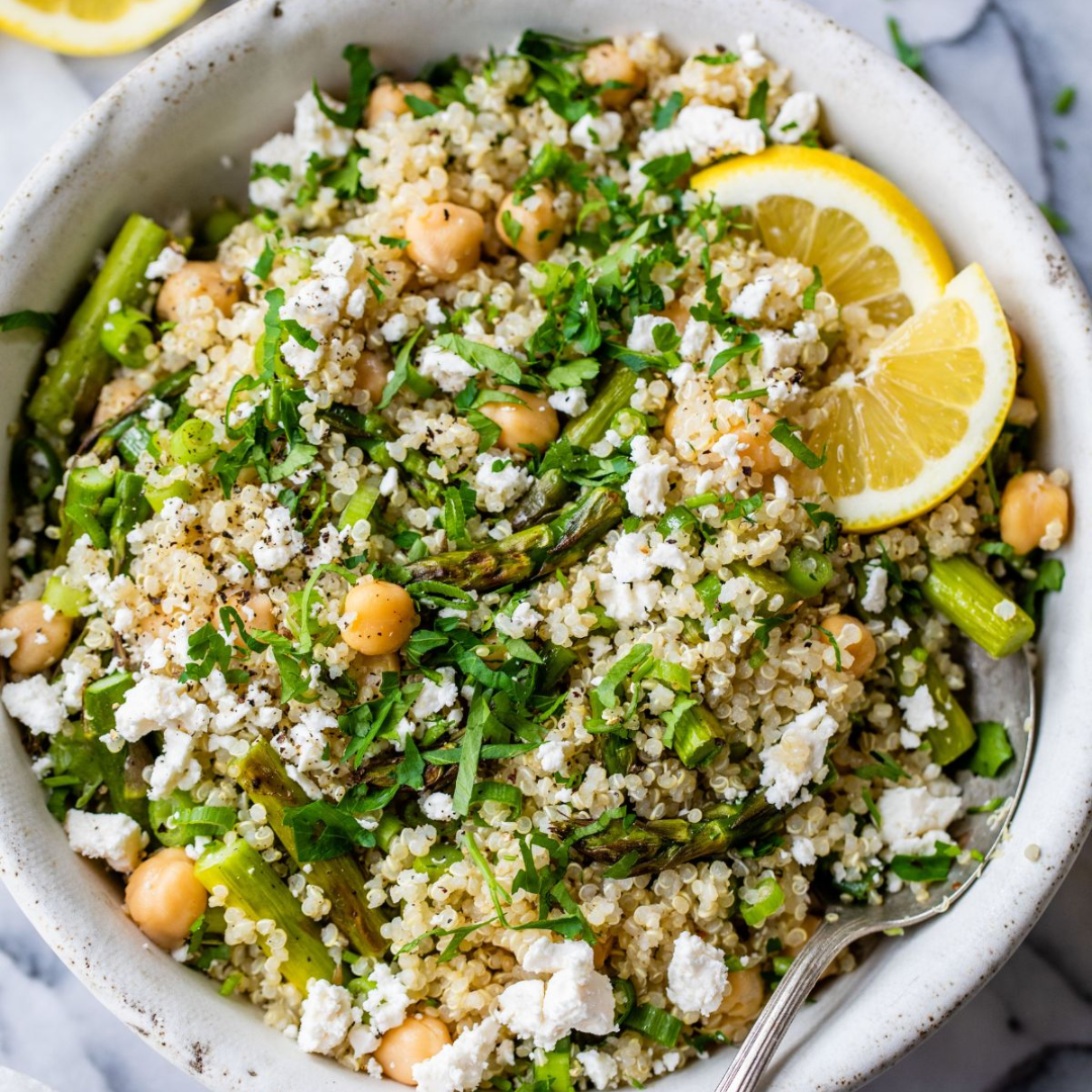 Quinoa Salad with Asparagus - GF