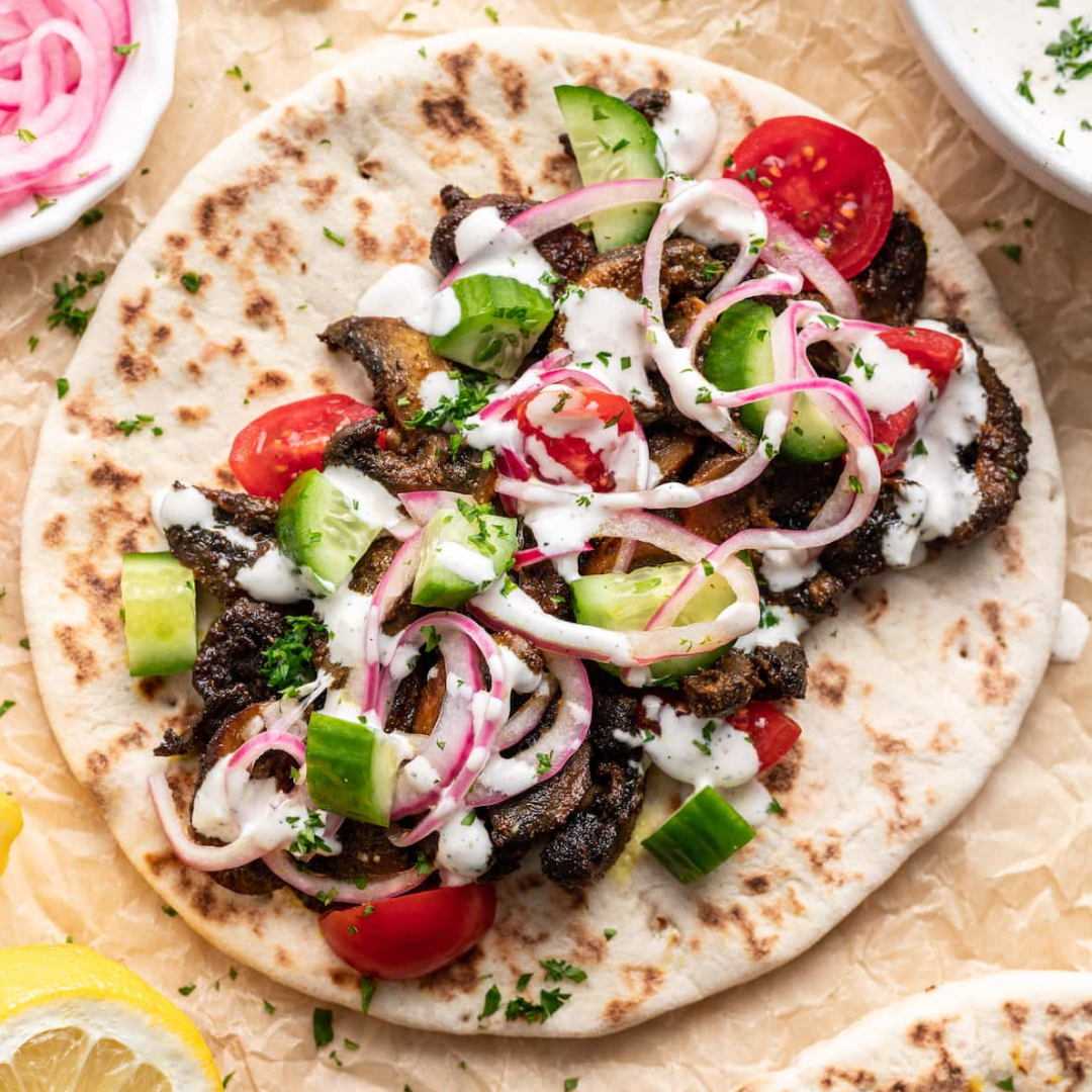 Shawarma Mushroom Wrap