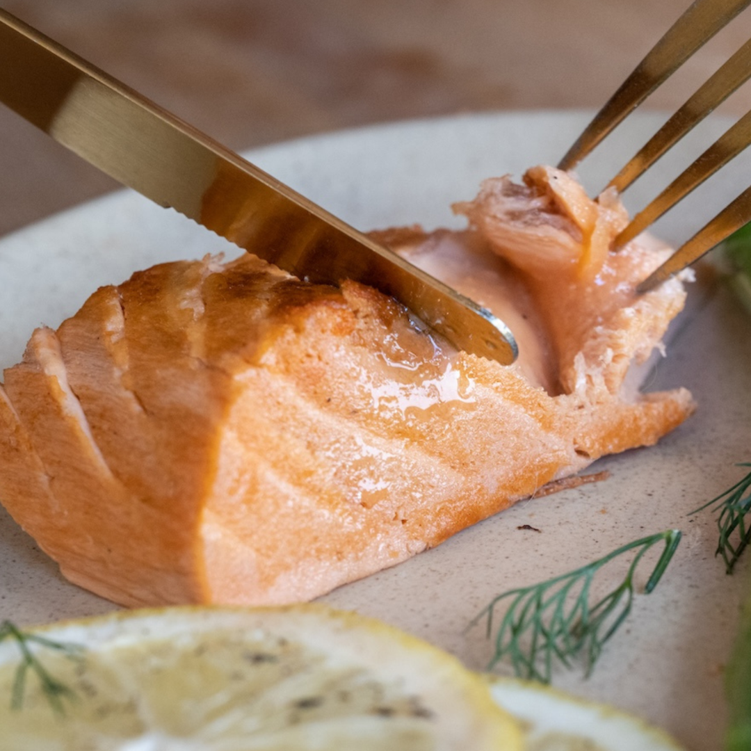 Maple Tamari Garlic Glazed "Salmon"