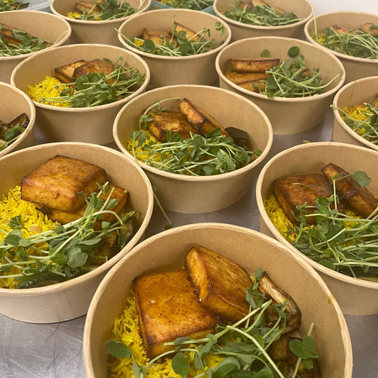 "Honey" Apricot Glazed Tofu - GF