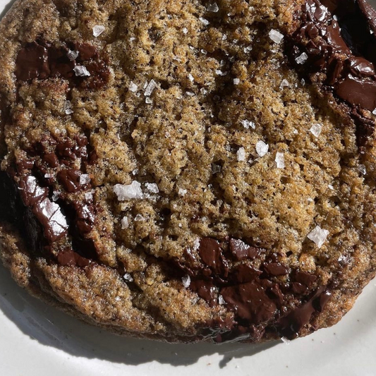 Salted Buckwheat Chocolate Chip Cookies