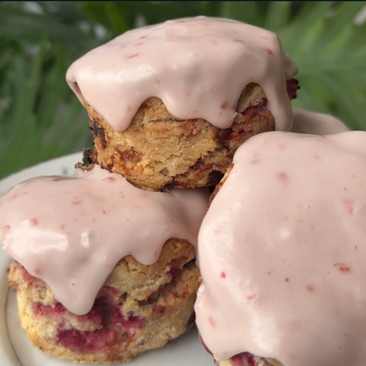 Raspberry Scones - GF