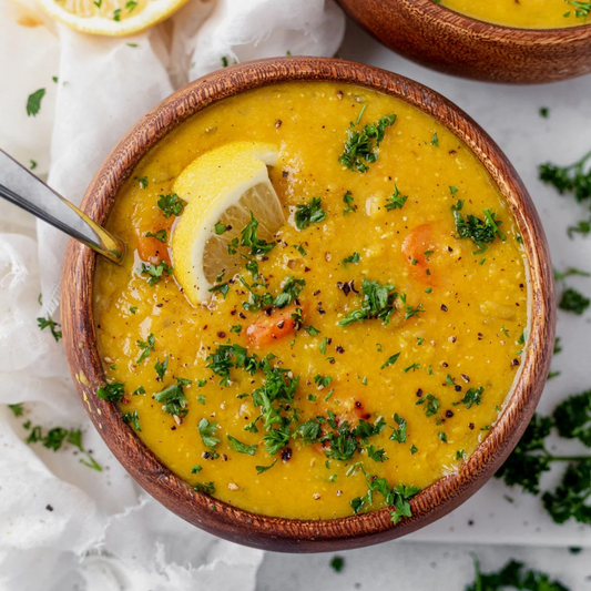 Lemony Red Lentil Soup - GF