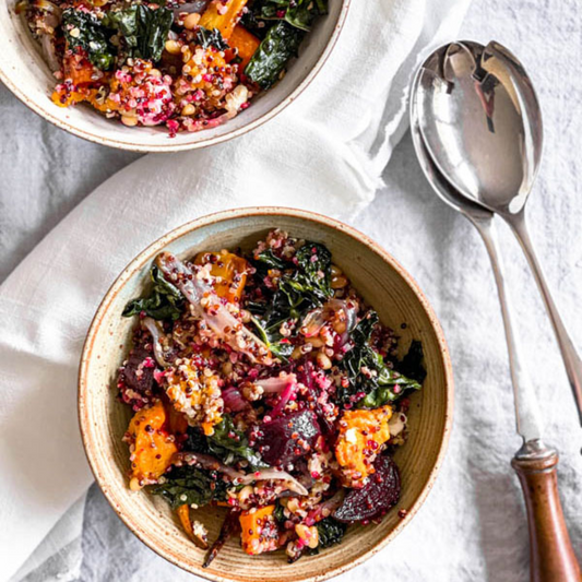 Roasted Root Vegetable & Quinoa Salad - GF