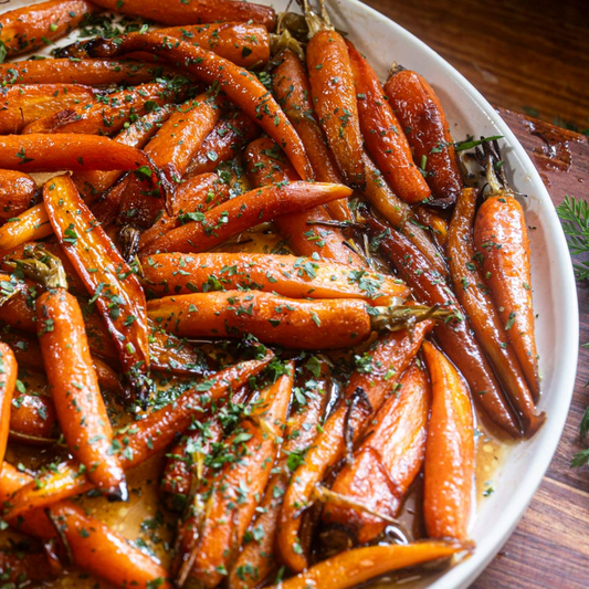 Maple Butter Roasted Carrots