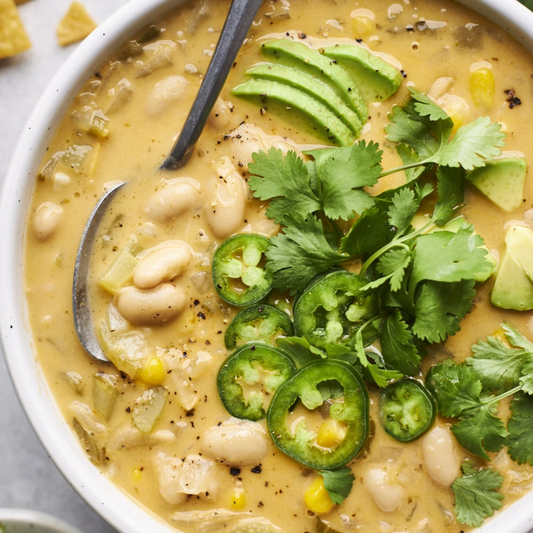 White Bean & "Chicken" Chili - GF