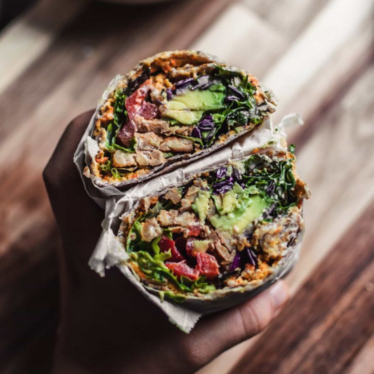 Chipotle Tempeh Wrap & Soup Combo