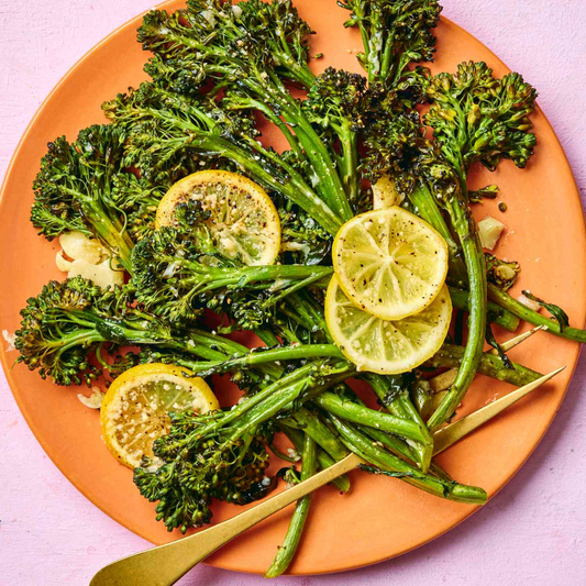 Roasted Broccolini with Garlic & Lemon - GF