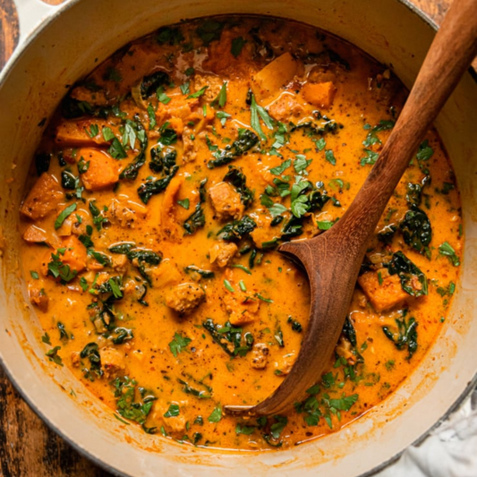 Butternut Squash & Sausage Soup - GF