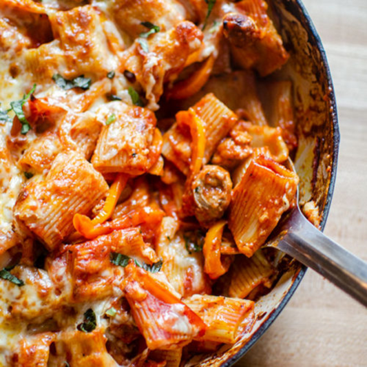 Sausage & Roasted Pepper Pasta Bake (Frozen)